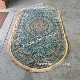 Восточный Овальный Ковер Медальон Дизайн 28763