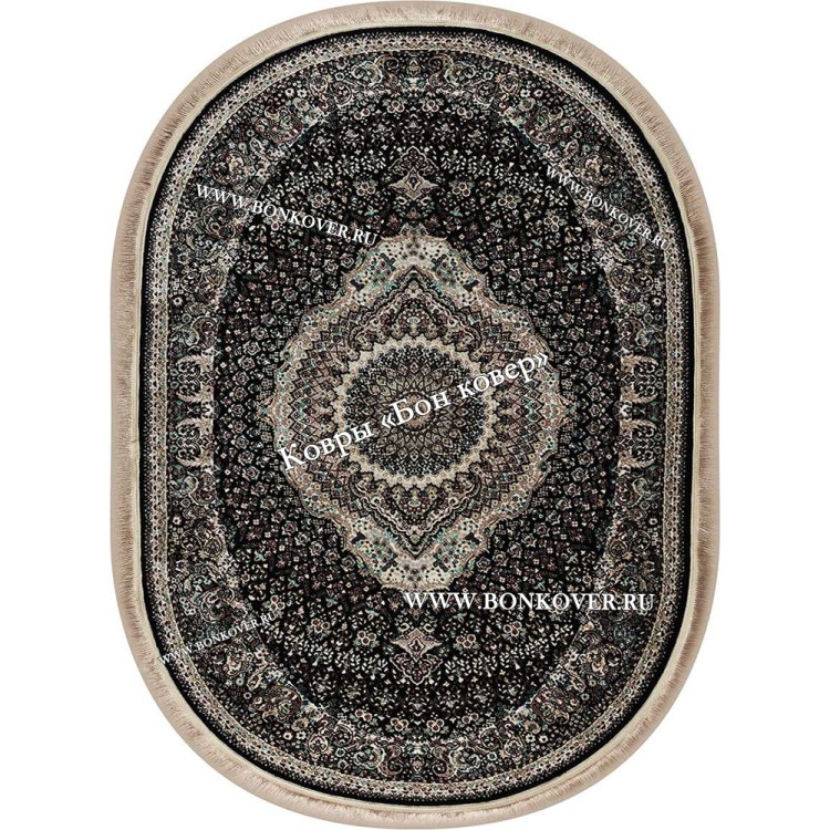 Овальный Ковер с Восточным Узором Медальон Арт 30344