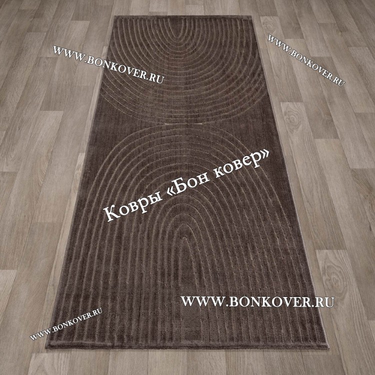 Современный Турецкий Ковер Дизайн 79 коричневый