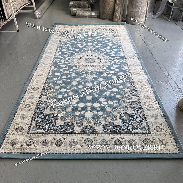 Турецкий Ковер Для гостиной New дизайн 99 Голубой