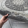 Турецкий Ковер Для гостиной New дизайн 371 Серый Круг