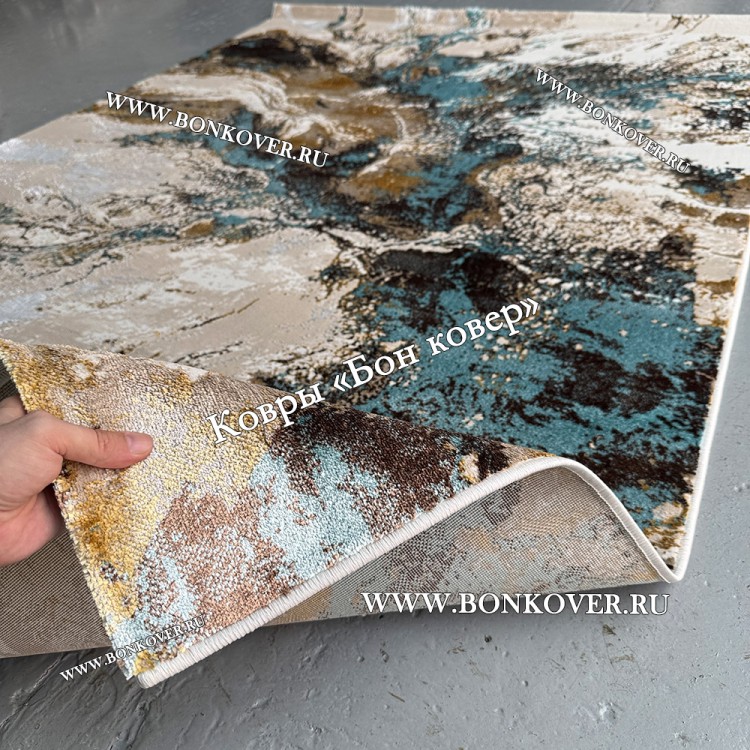 Турецкий Разноцветный Ковер Для Гостиной Дизайн 01