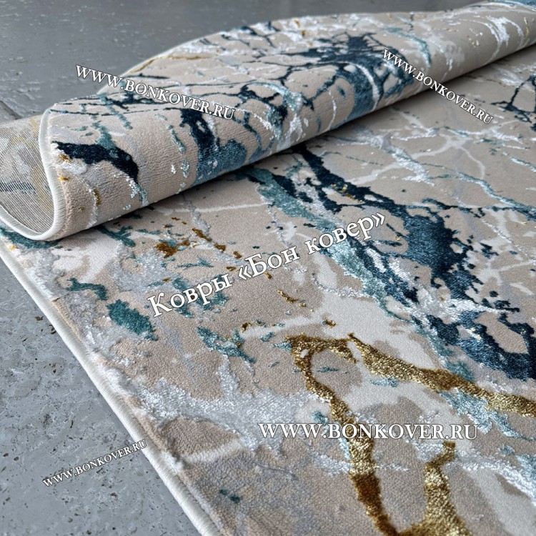 Турецкий Абстрактный Ковер Арт 30315 Овал