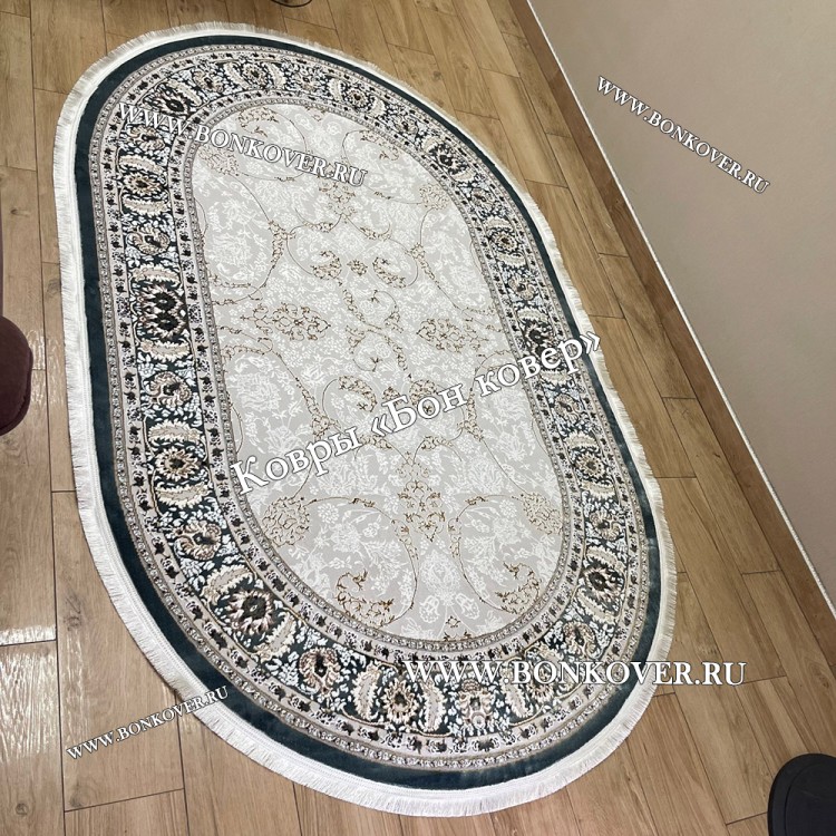 Ковер С Восточным Узором Арт 29680 Турция New Овальный