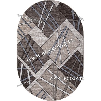 Ковер Коротковорсный Карпет Дизайн 24 Овал
