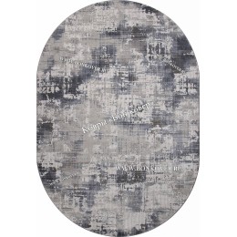 Абстрактный ковер дизайн 103 Синий Овал