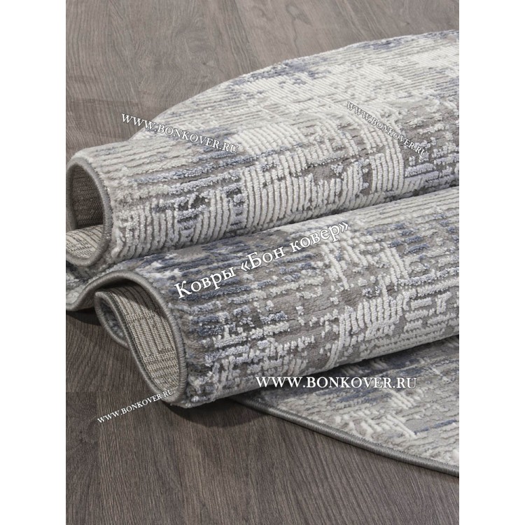 Абстрактный ковер дизайн 103 Синий Овал