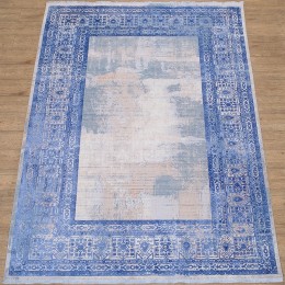 Ковер Art deco 3035A CREAM2 / BLUE2