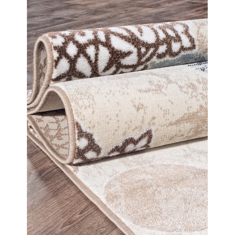 Ковер Valencia deluxe d309 CREAM-BROWN