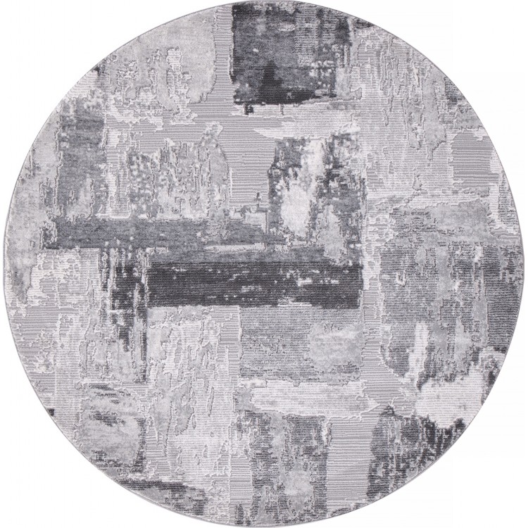 Ковер Armina 03758A GREY / GREY Круг