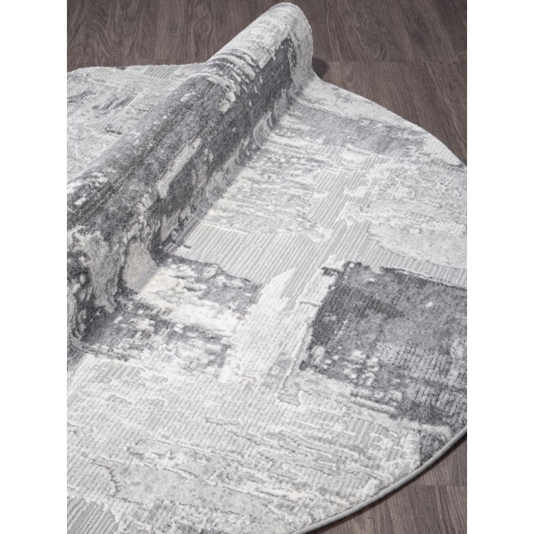 Ковер Armina 03758A GREY / GREY Круг