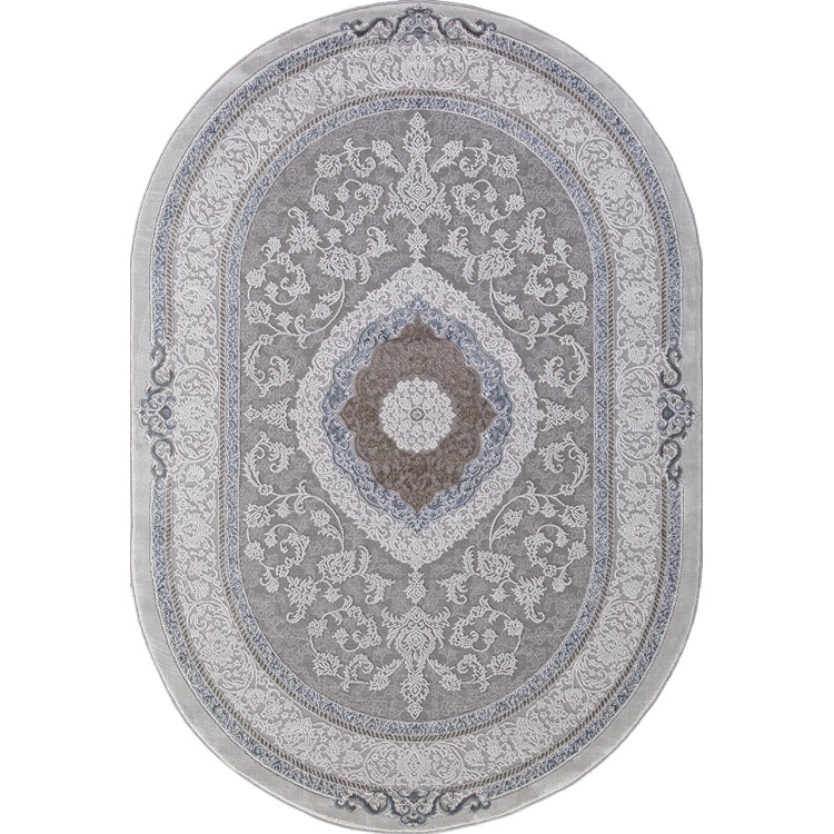 Ковер Armina 03874A BLUE / BLUE Овал