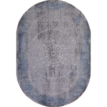 Ковер Armina 03878A BLUE / BLUE Овал