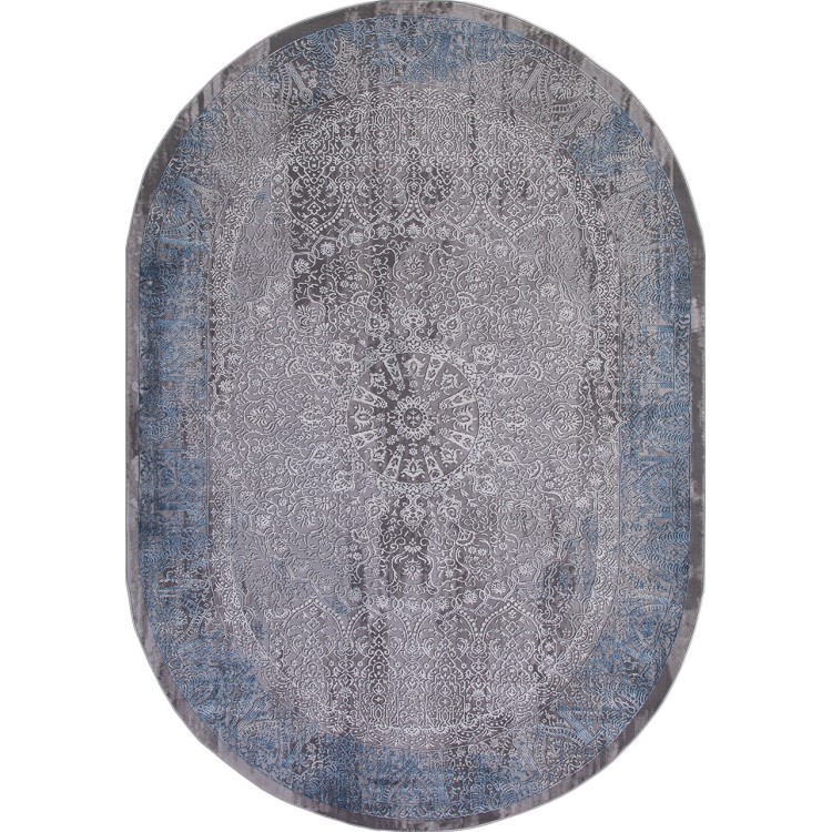 Ковер Armina 03878A BLUE / BLUE Овал