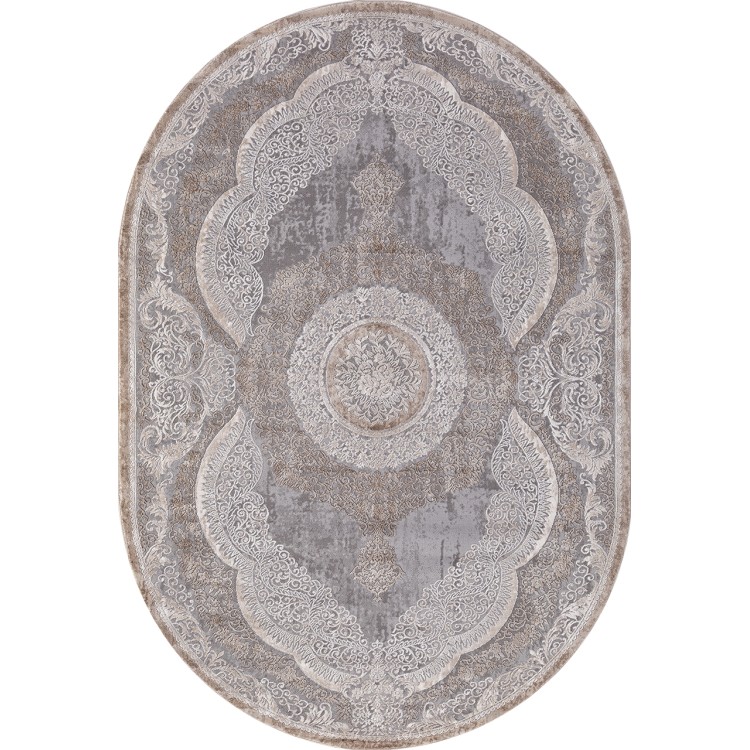 Ковер Armina 03880C GREY / BROWN Овал