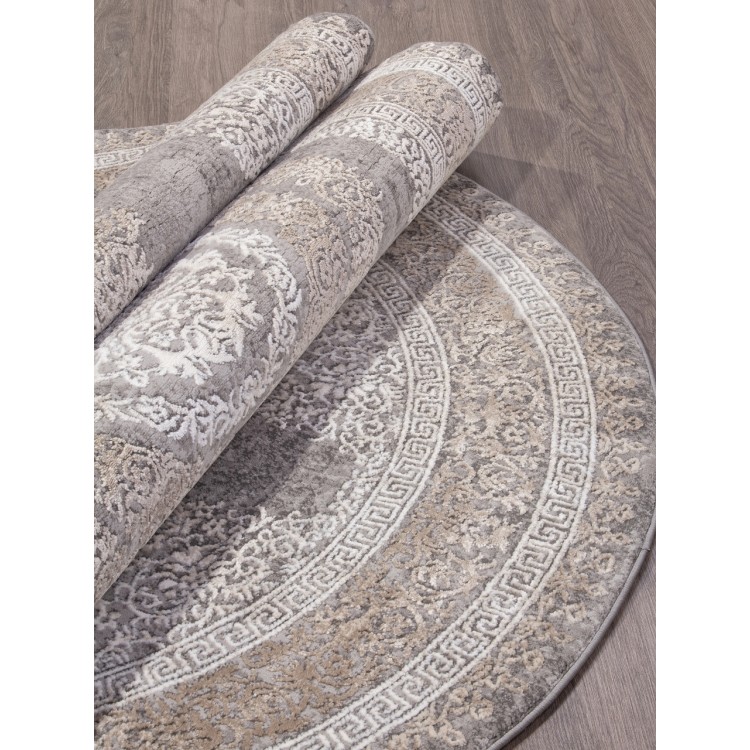 Ковер Armina 04073C GREY / BROWN Овал