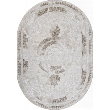 Ковер Armina 04087A BROWN / BROWN Овал